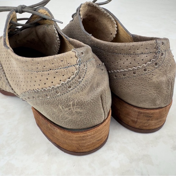 Discontinued John Fluevog Encourage Connie Grey 10.5 Oxfords - Picture 6 of 12